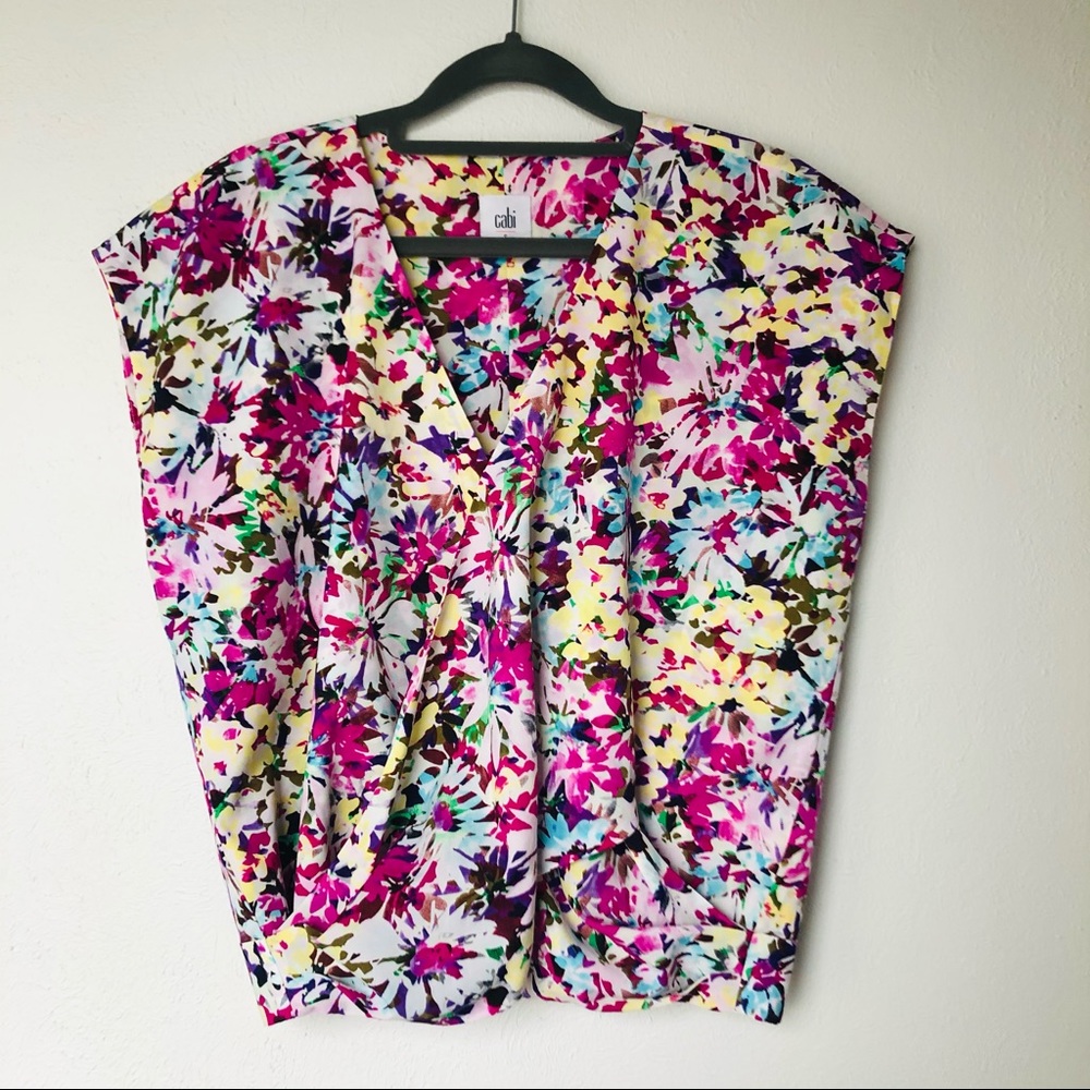 Cabi floral top
